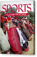 Retro Golf Bags on Magazine Cover Acrylic Print by Sports Illustrated