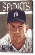 Mickey Mantle on Sports Magazine Cover Acrylic Print