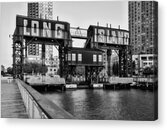 Industrial Long Island Sign Acrylic Print