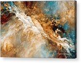 Genesis 28 12. Heaven's Gate. Abstract Christian Wall Art Acrylic Print