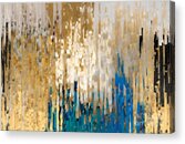 Romans 3 24. Justified By His Grace. Abstract Christian Wall Art Acrylic Print