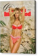 Kate Upton on Swimsuit Cover Acrylic Print