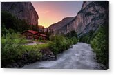 Lauterbrunnen Valley at Dusk Acrylic Print