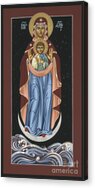 Ave Maris Stella Icon Acrylic Print