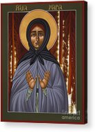 Holy Hermitess Maria Icon Acrylic Print