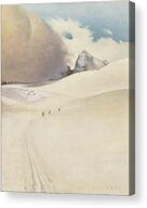 Above The Hallstatt Glacier, Dachstein, Austria By Franz Sedlacek Acrylic Print by Franz Sedlacek