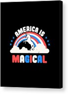 America Is Magical Acrylic Print