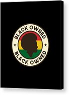 Black Owned Black History Month Acrylic Print
