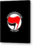 Retro Germany Antifaschistische Aktion Anti-fascist Acrylic Print