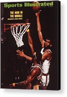Kareem Abdul-Jabbar On Sports Illustrated Cover Acrylic Print