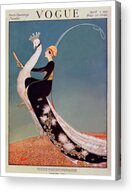 Vogue Cover April 1st, 1918 Poster by George Wolfe Plank - Conde Nast