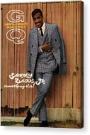 Sammy Davis Jr. on Magazine Cover Acrylic Print by Milton Greene