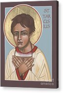 St. Tarcisius Icon Art Acrylic Print