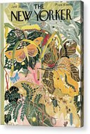 Whimsical Garden with Insects Acrylic Print