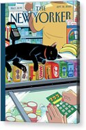 Bodega Cat in New York Acrylic Print