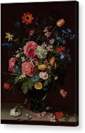 Clara Peeters' Floral Masterpiece Acrylic Print