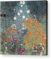 Colorful Summer Flower Garden Acrylic Print