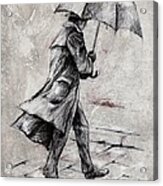Rainy Day #07 Drawing Canvas Print by Emerico Imre Toth - PX