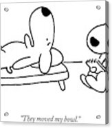 Dog Therapy Session Acrylic Print