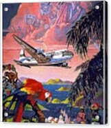 Pan American World Airways - Flying Clippers - Caribbean - Retro