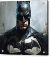 Batman the Dark Knight Portrait Acrylic Print