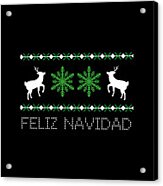 Feliz Navidad Acrylic Print