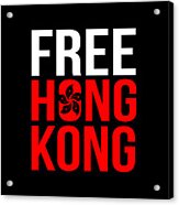 Free Hong Kong Revolution Acrylic Print