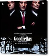 Goodfellas 1990 Movie Poster Restored Framed Print by Pulp Poster