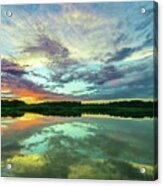 Mill Creek Mirror Acrylic Print