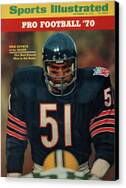 Dick Butkus on Sports Illustrated Cover Canvas Print by Sports Illustrated