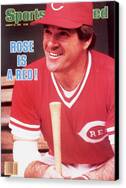 Sports Illustrated Cover Featuring Pete Rose Canvas Print