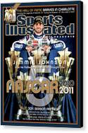 Jimmie Johnson Wins Fifth Straight Title Canvas Print