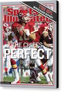 Kansas City Chiefs Quarterback in Action Canvas Print by Sports Illustrated