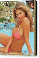 Kate Upton Swimsuit Edition Cover Canvas Print