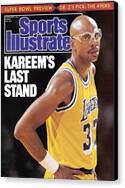 Kareem Abdul-Jabbar on Sports Illustrated Canvas Print by Sports Illustrated