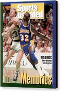 Magic Johnson on Sports Illustrated Cover Canvas Print