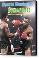 Mike Tyson Boxing Match Moment Canvas Print