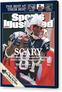 Randy Moss on Sports Illustrated Cover Canvas Print