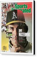 Sports Illustrated Oakland Manager Cover Canvas Print
