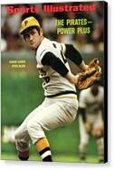 Steve Blass Pitching for Pirates Canvas Print