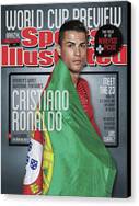 Cristiano Ronaldo on Sports Illustrated Cover Canvas Print