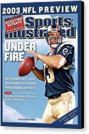 Kurt Warner on 2003 NFL Preview Canvas Print