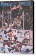 Miracle on Ice Victory Celebration Canvas Print