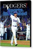 Freddie Freeman Leads the Dodgers Canvas Print
