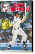 Alan Trammell on Sports Illustrated Cover Canvas Print