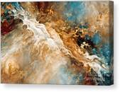 Genesis 28 12. Heaven's Gate. Abstract Christian Wall Art Canvas Print