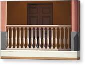 Old San Juan Cuartel De Ballaja Balustrade Study 1 Canvas Print