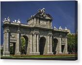 The Puerta de Alcalá in Madrid Canvas Print