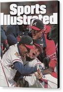 Atlanta Braves Victory Celebration Canvas Print