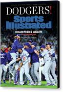 Dodgers Celebrate 2024 World Series Victory Canvas Print